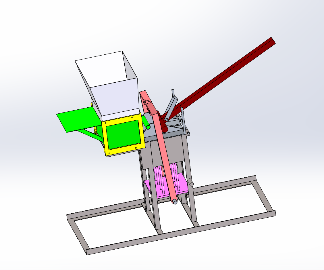 制砖机三维模型