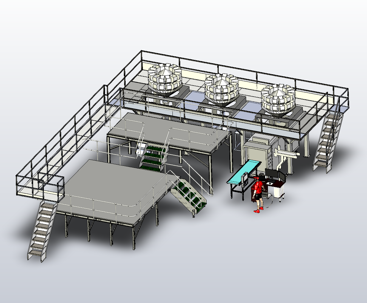 大型食品颗粒自动化分拣与计量