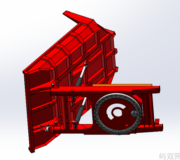 C50R-5吨履带车厢转向装置