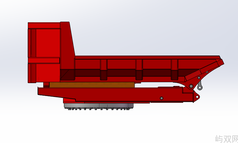 C50R-5吨履带车厢转向装置