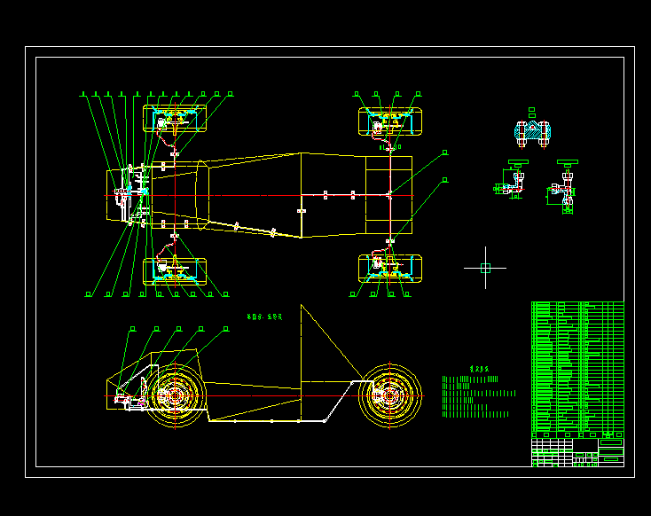 大学生方程式赛车设计（制动与行走系统设计）（有CAD图+说明书）