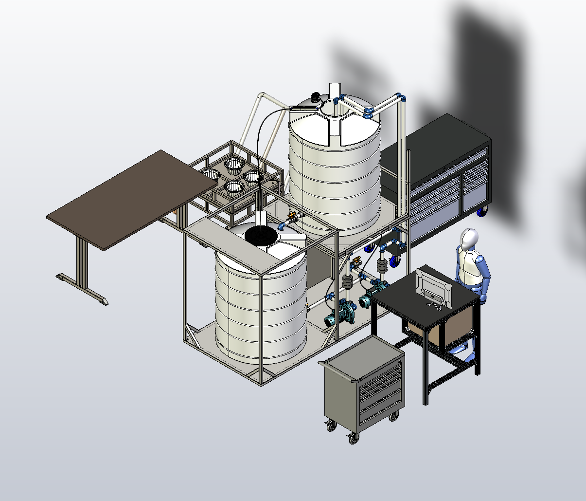 液体混合处理系统
