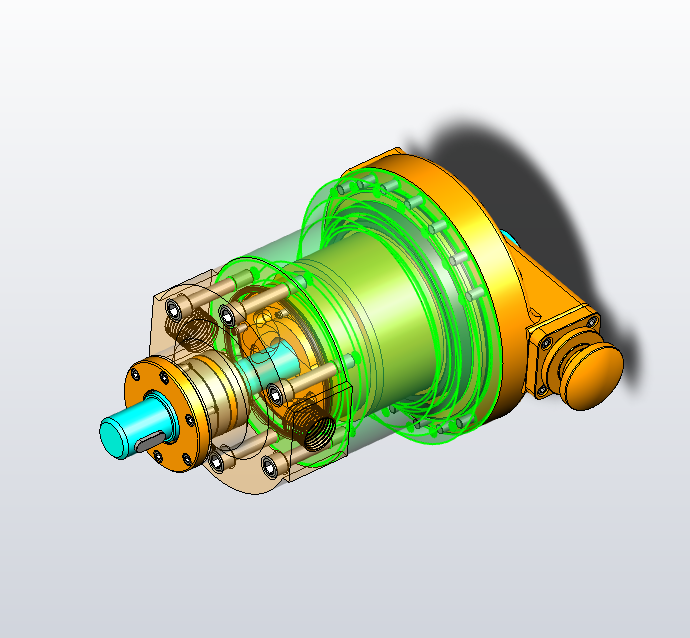 XM-F40斜盘式轴向柱塞马达的设计 UG+CAD+说明书