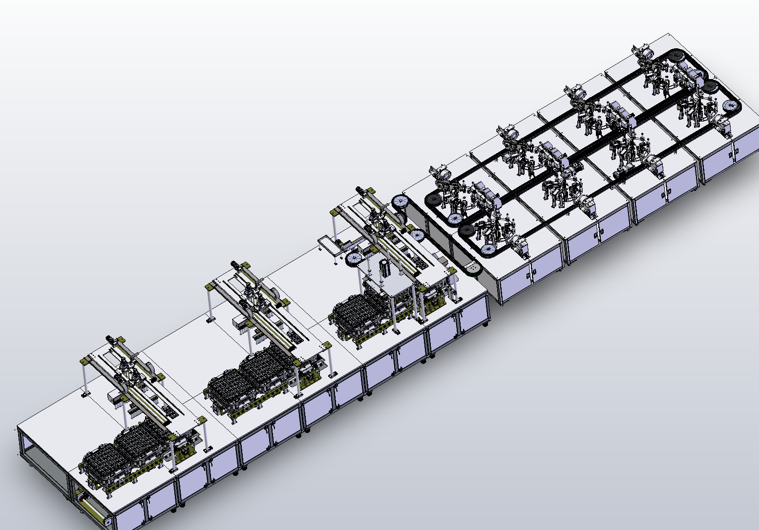 圆柱电池注液后段