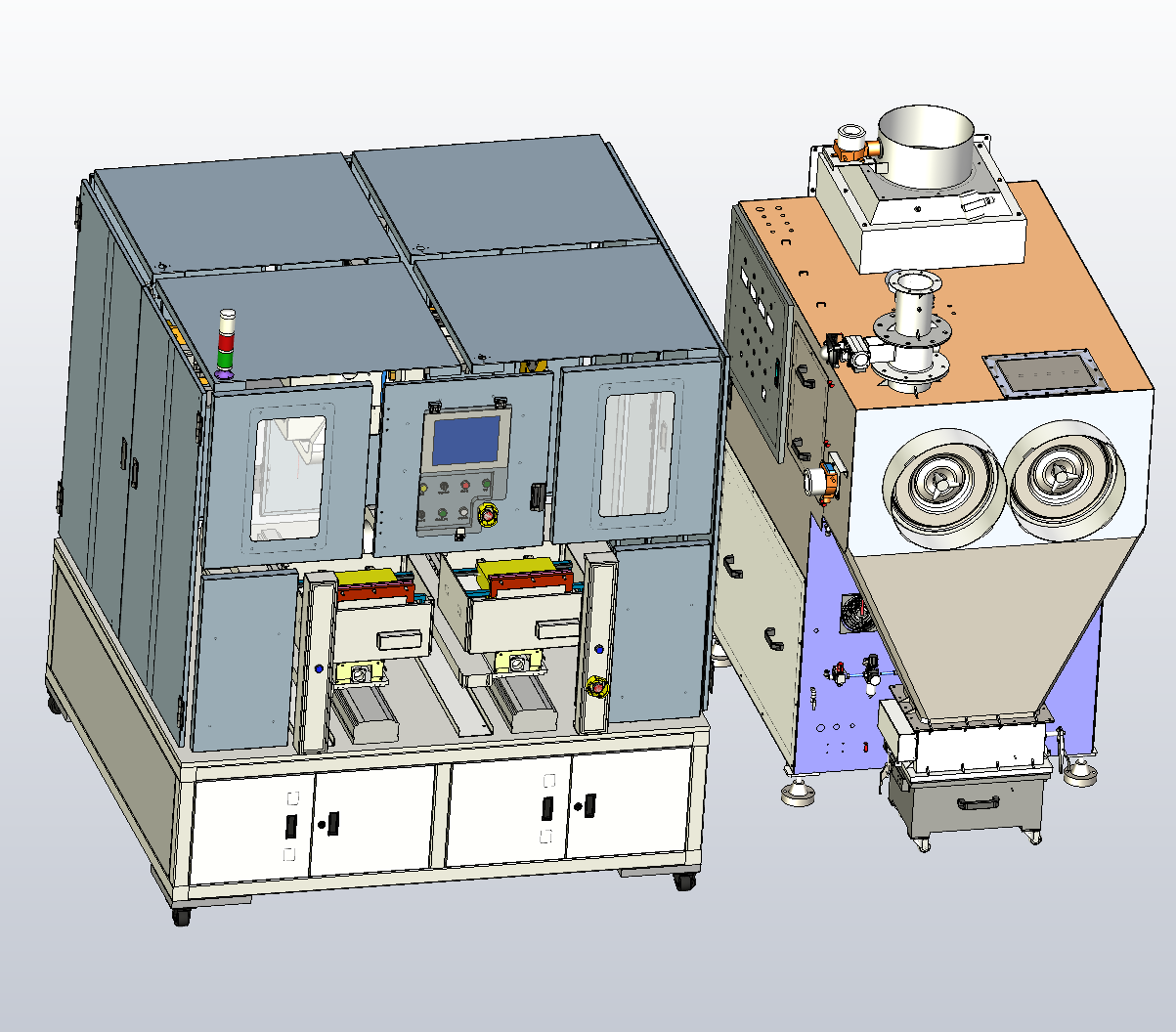 宁德蓝膜激光清洗机-锂电设备
