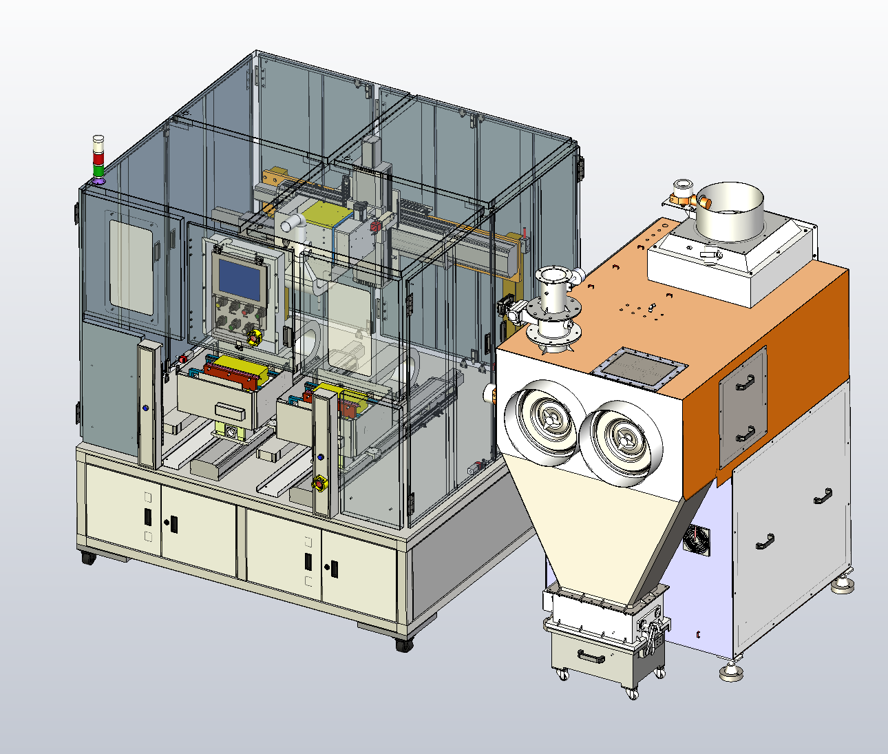 宁德蓝膜激光清洗机-锂电设备