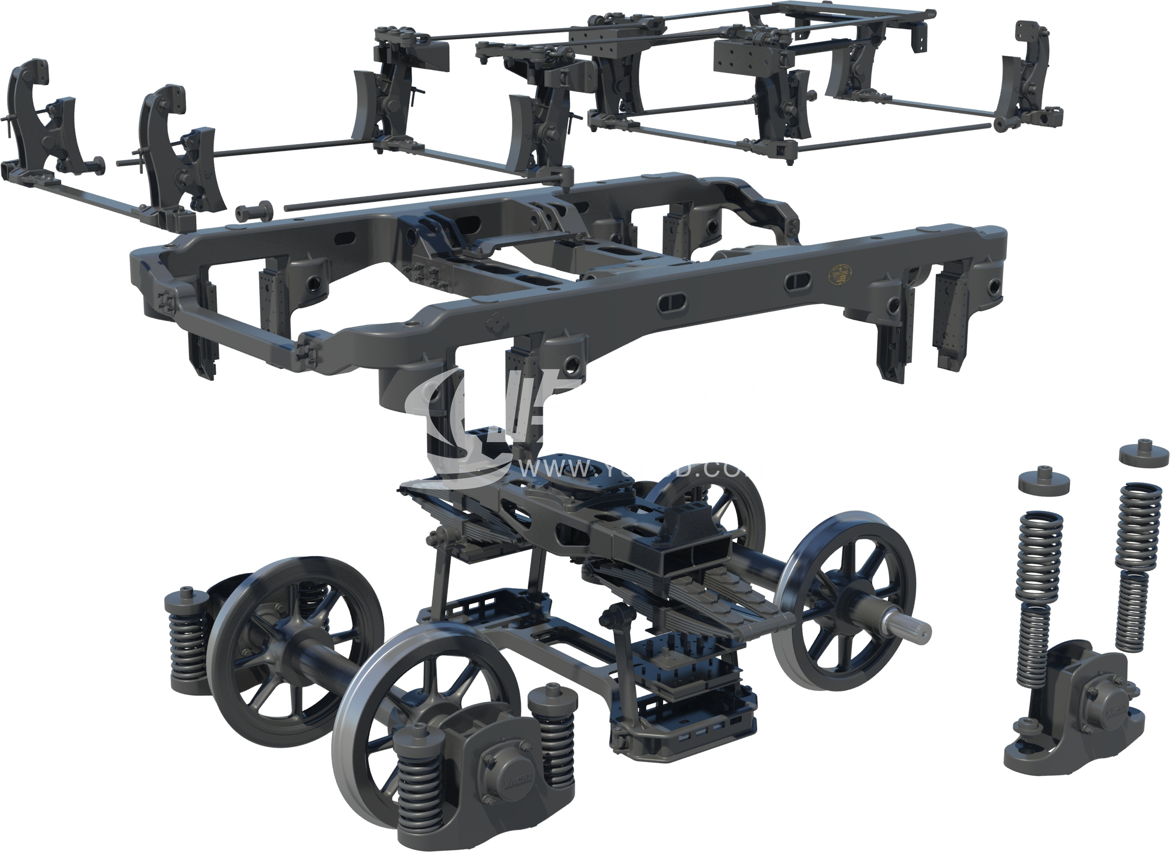 TR22型火车转向架