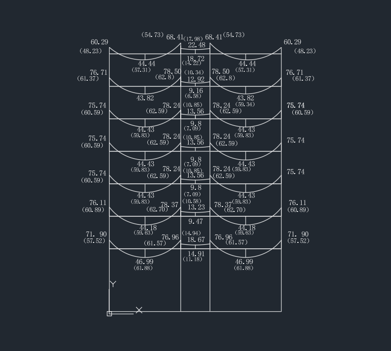 框架结构记算书 结构计算图系列