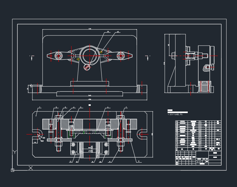 ca6140车床拨叉831008镗50的孔工装夹具设计含三维二维说明书工艺过程卡参考资料