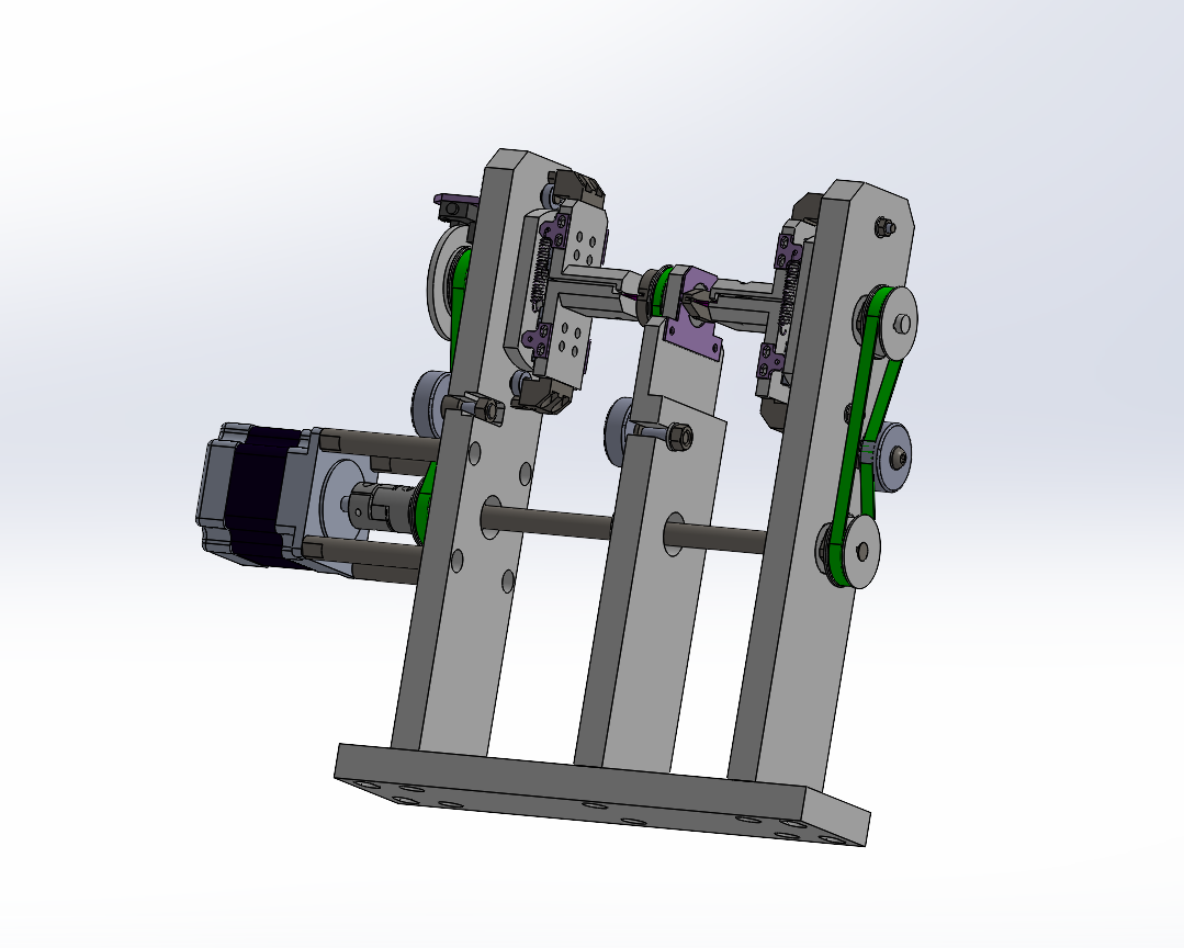 双工位自动张紧翻转机构