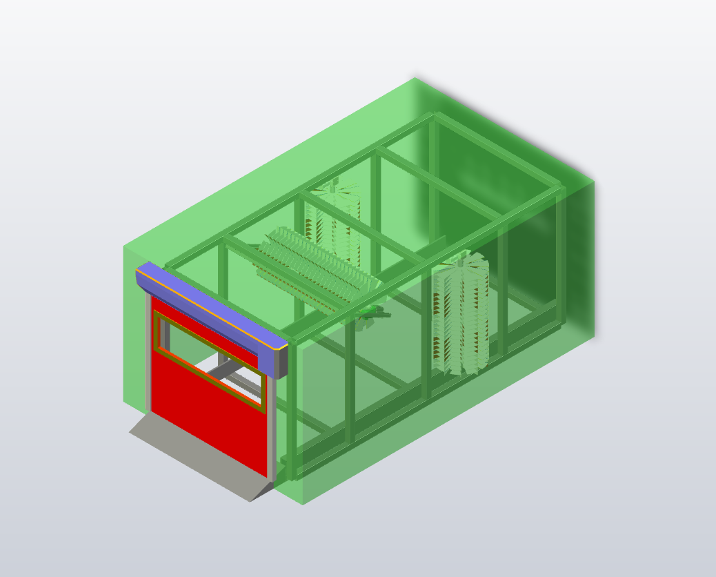多功能车库带洗车功能