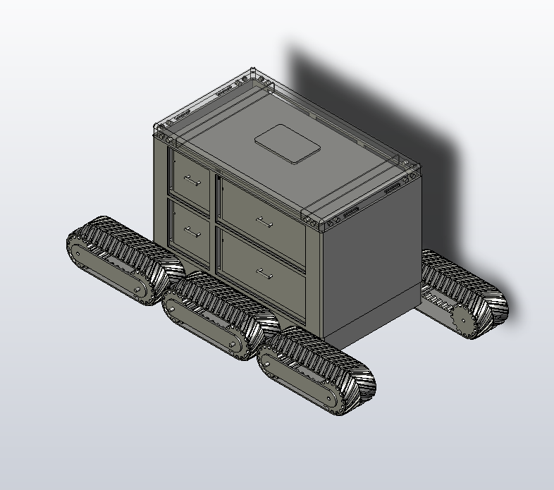 食物输送机器人车