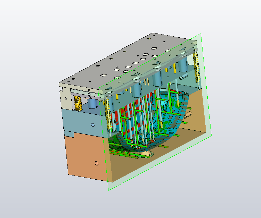 保险杠注塑模具+说明书