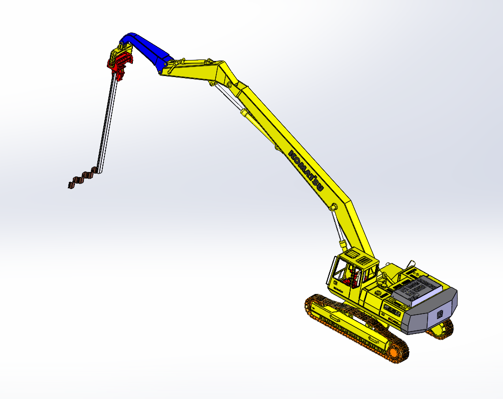 挖掘机小松PC410LC-5振动锤