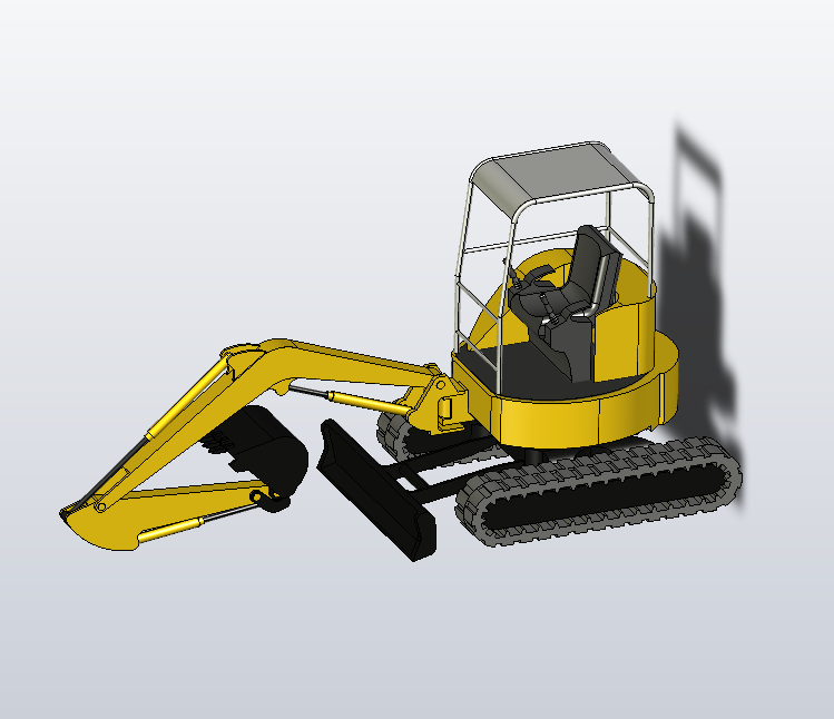 挖掘机三维图纸 (33)