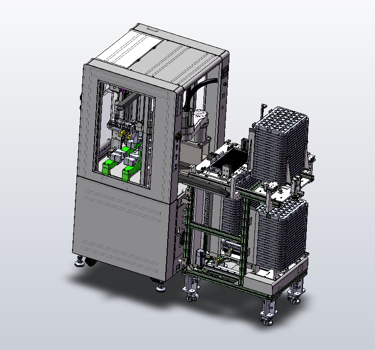 自动装导光柱机