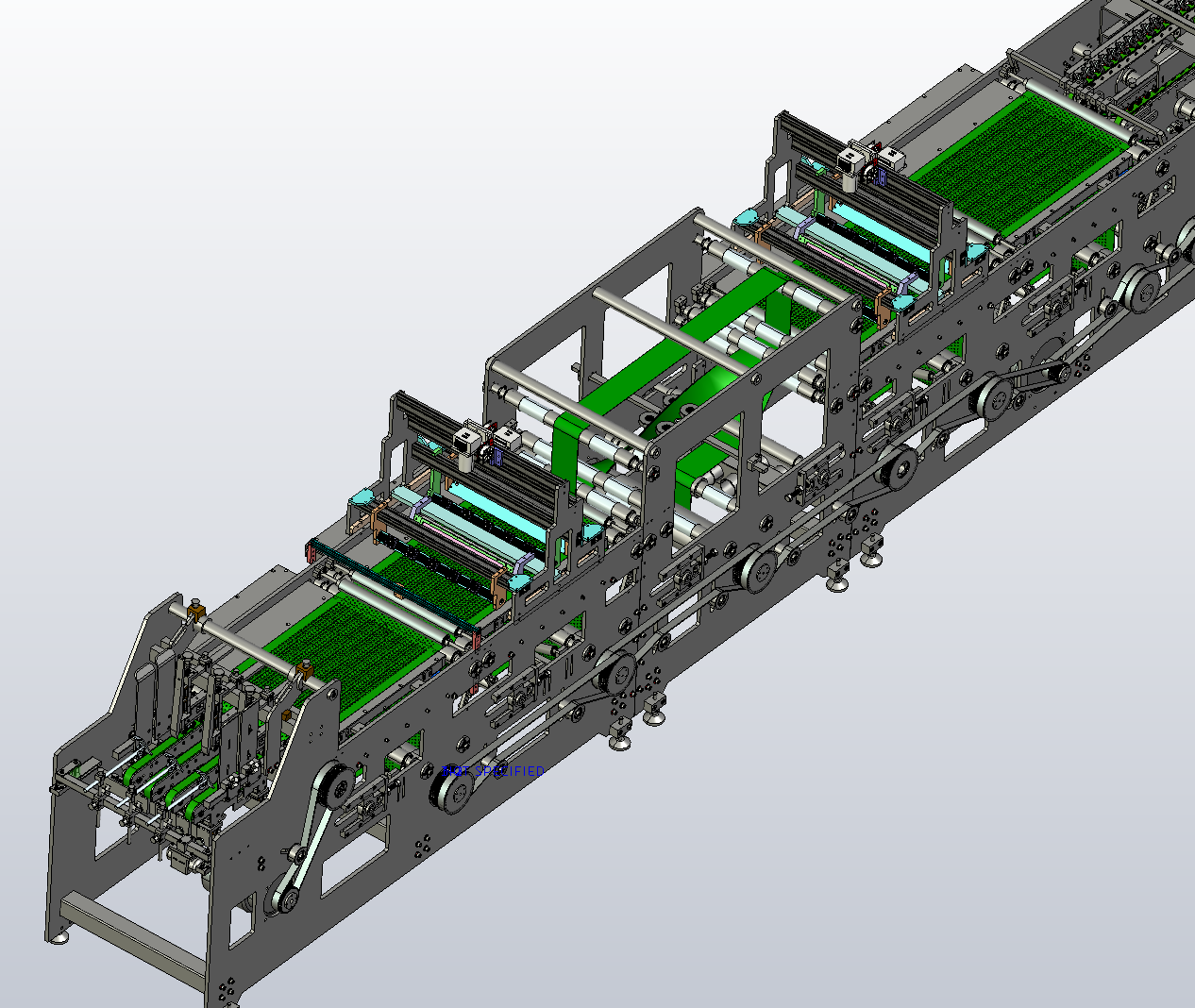 印刷包装行业翻转180度双面离线检测平台