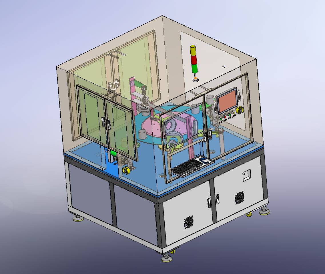 锂电池壳视觉缺陷检测机