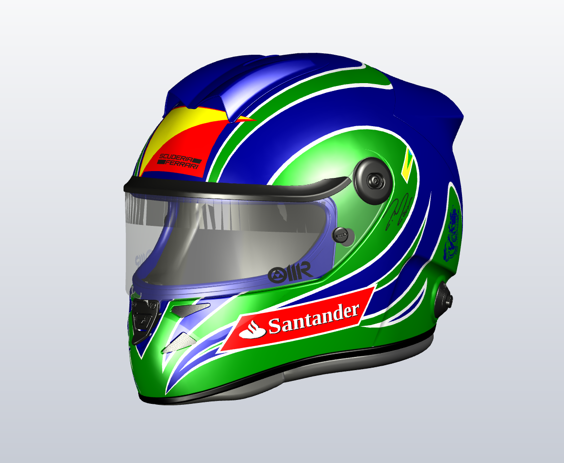 摩托车炫酷头盔设计