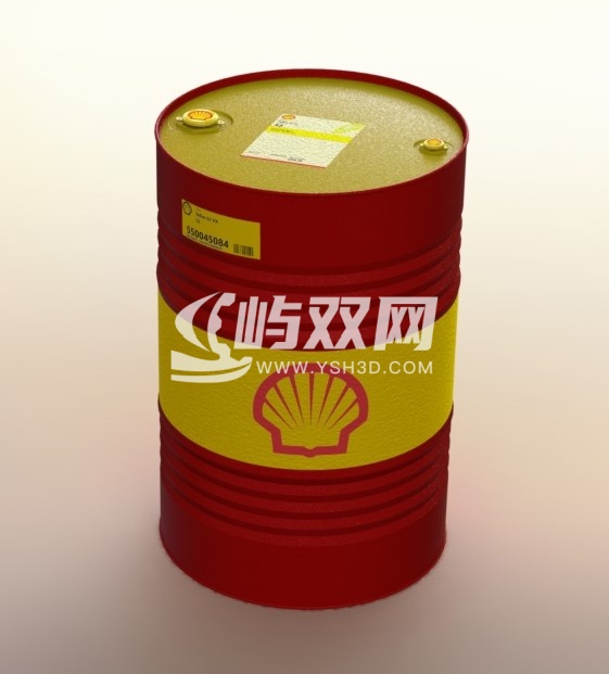 壳牌挖油机3209L油桶