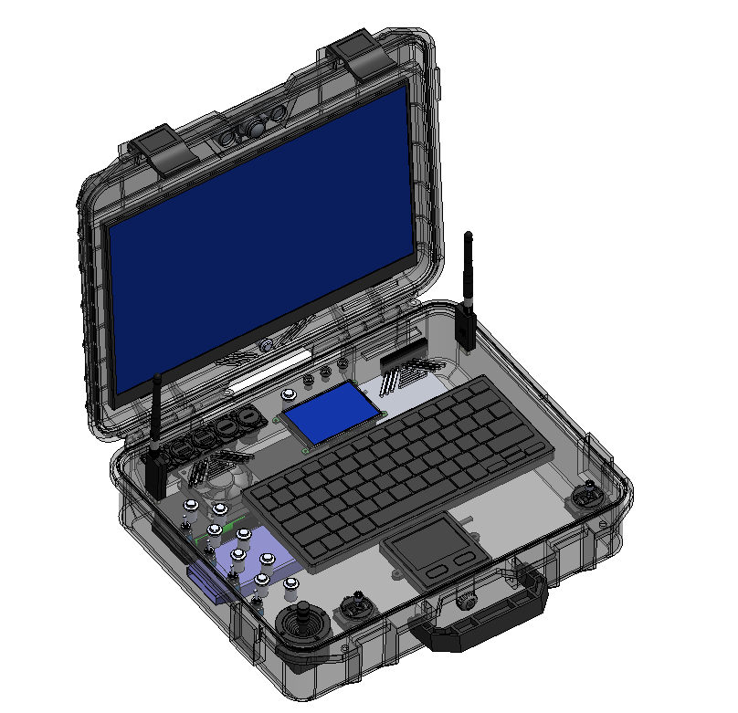 便携式无人机控制箱