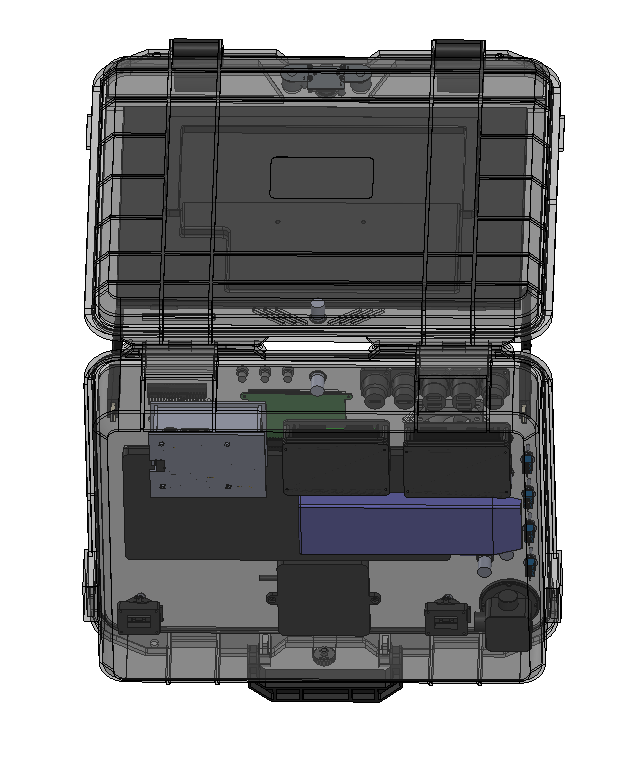 便携式无人机控制箱