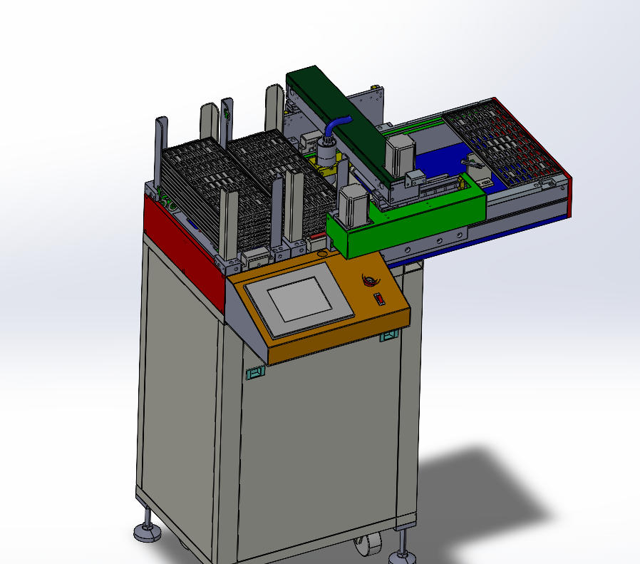 非标崔盘检测摆盘设备（装配图文件名lpjcbpj-0000_asm）