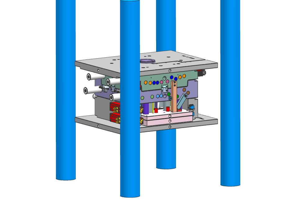 电动手枪钻把手1+1塑胶模具