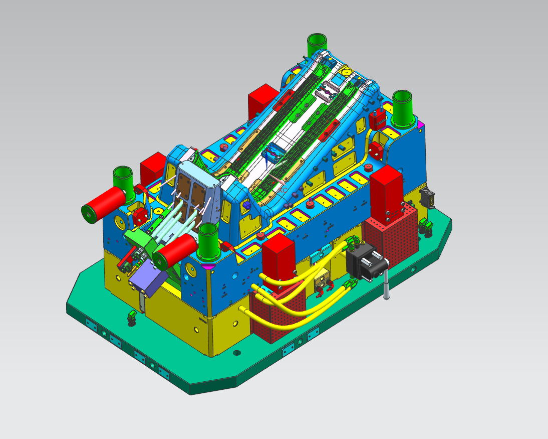 蔚来汽车A柱1+1塑胶模具