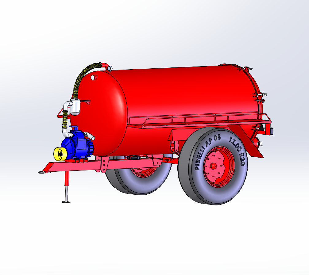 泥浆罐SolidWorks模型