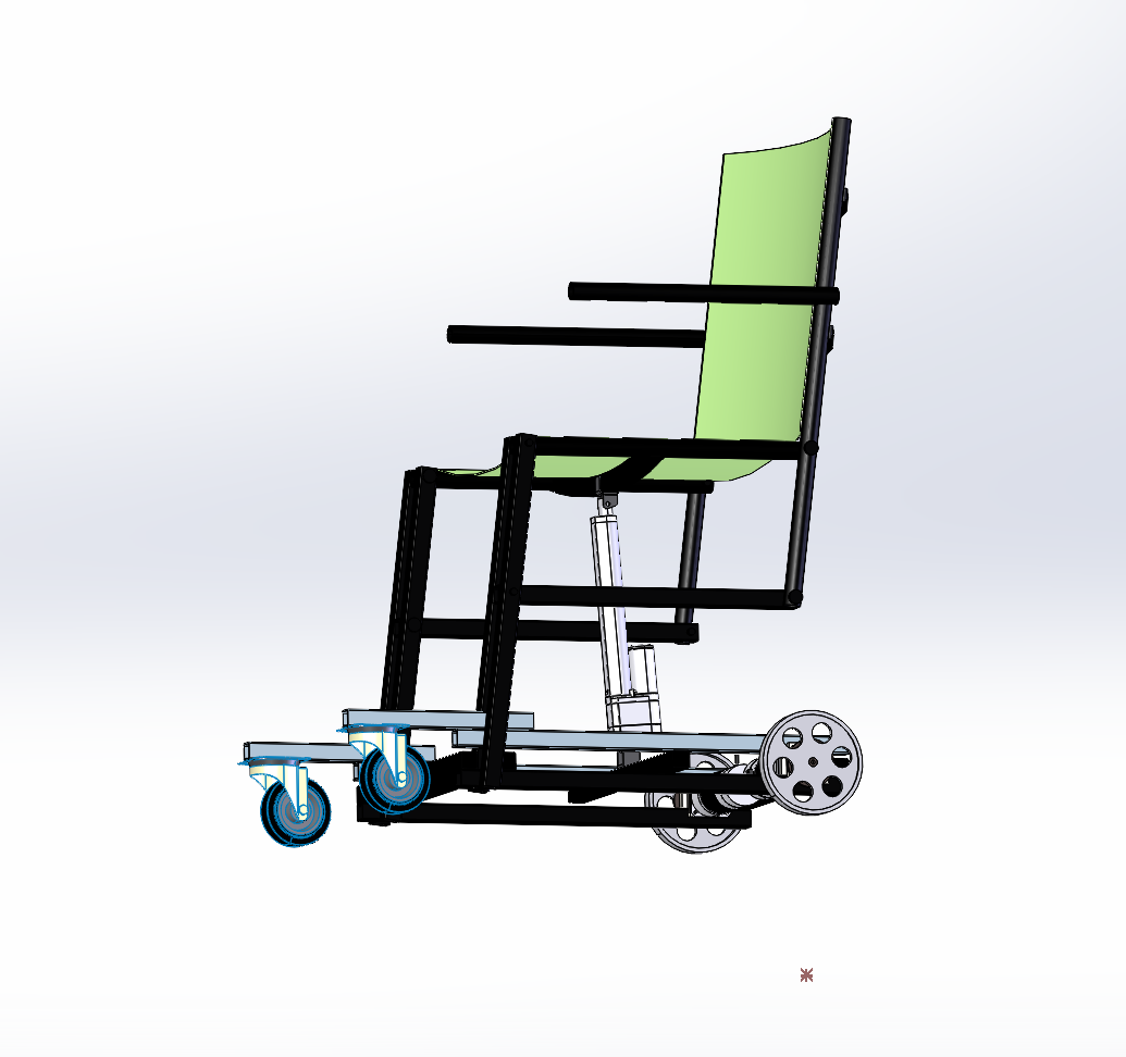 站立轮椅-机器人移动装置