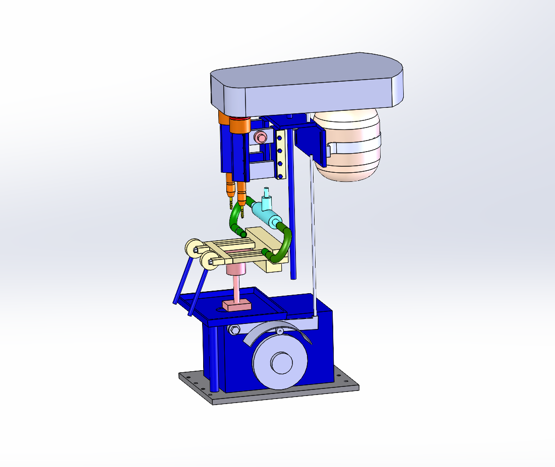 多轴钻床SolidWorks模型