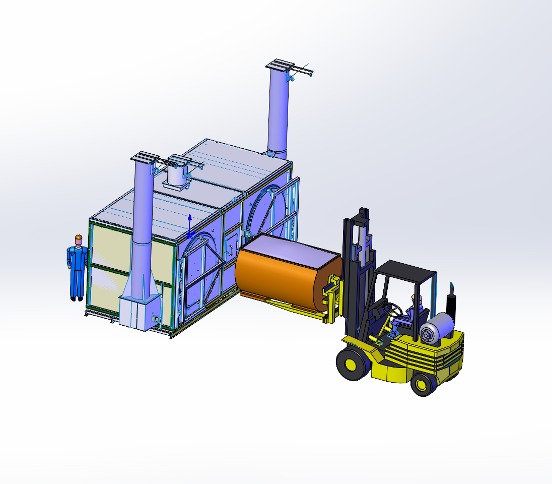 蒸馏炉SolidWorks模型