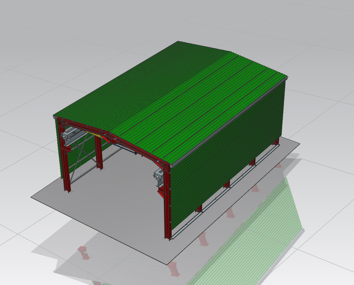 家用庭院遮盖建模图档