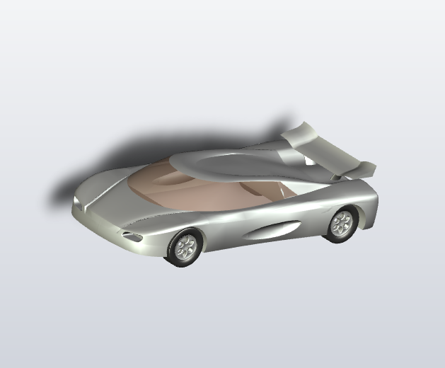 跑车三维模型