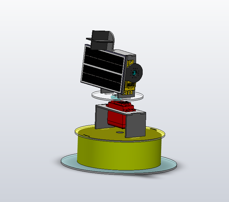 双轴太阳跟踪模型