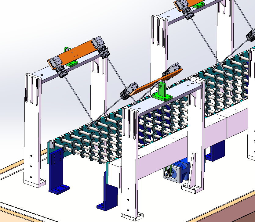 滚轮输送视觉检测机