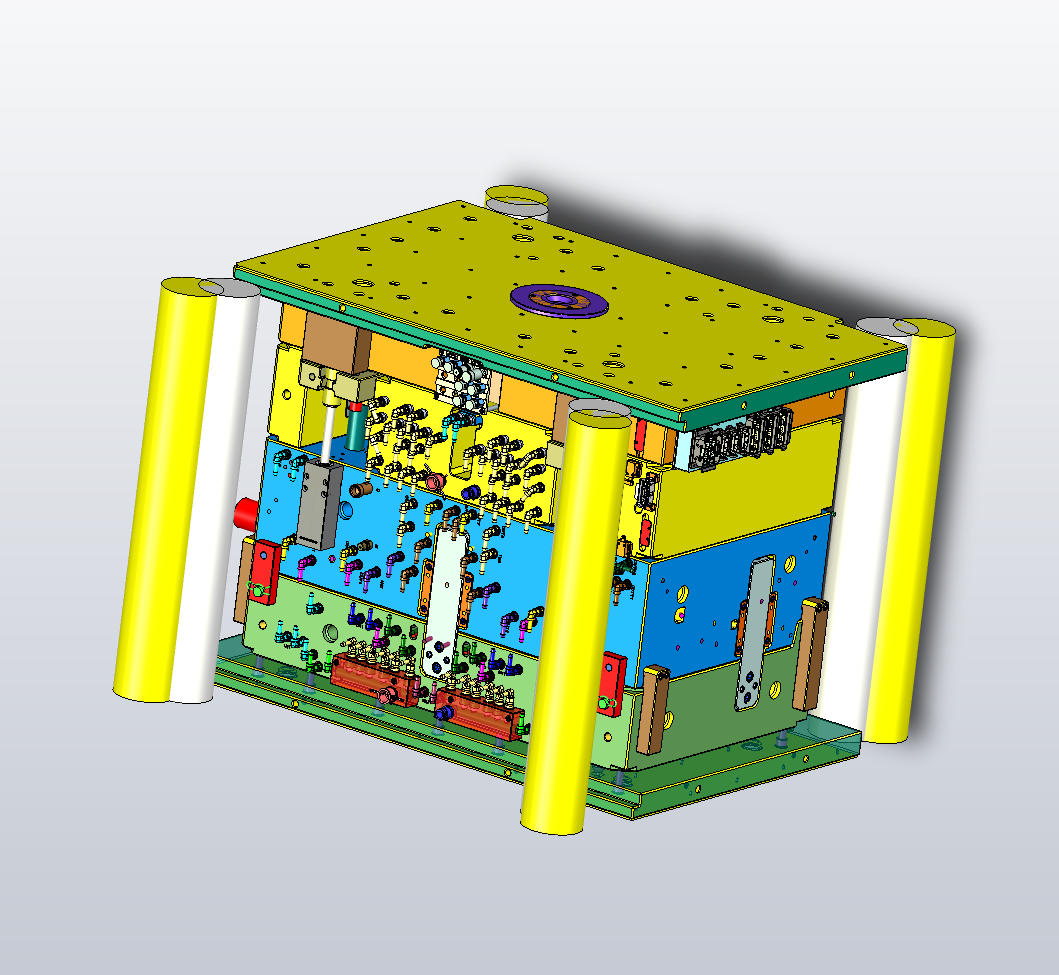 新能源汽车机舱覆盖板塑胶模具