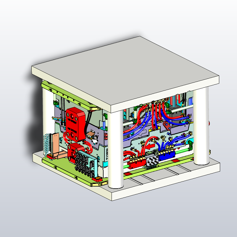 新能源汽车前保险杠护板塑胶模具