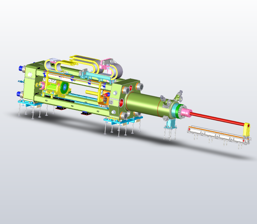 大型工业自动化挤塑机模型
