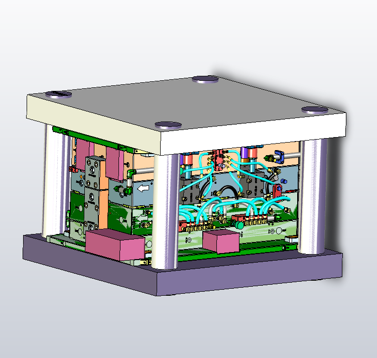 克莱斯勒机舱检修护板塑胶模具