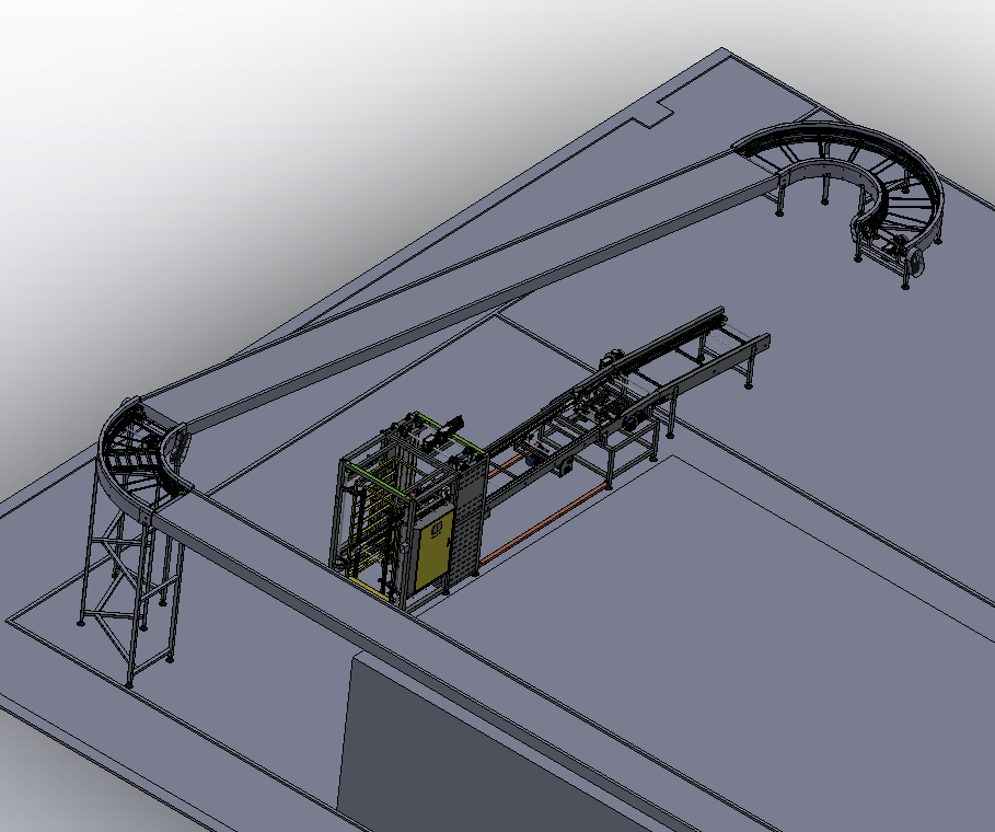 吐司自动烧烤生产线