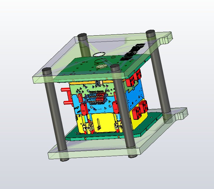路虎汽车b柱护板塑胶模具