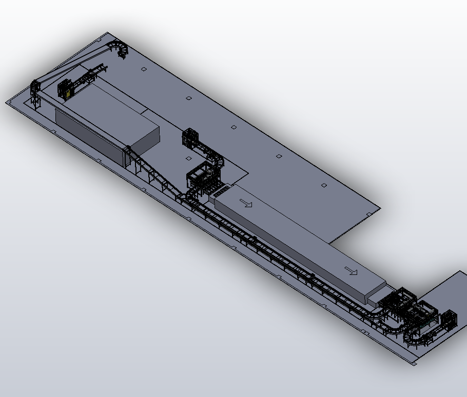 吐司自动烧烤生产线