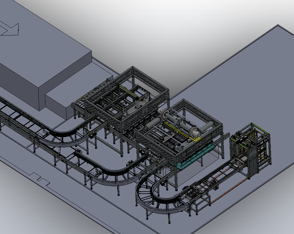 吐司自动烧烤生产线