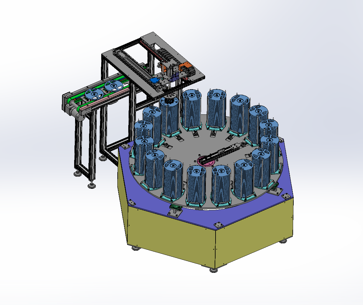 转盘式供料机构