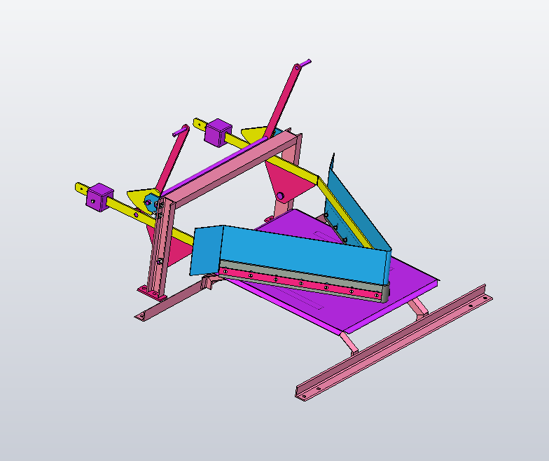 手动双侧犁式卸料器