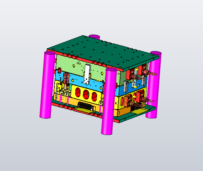 某米左侧门板塑胶模具