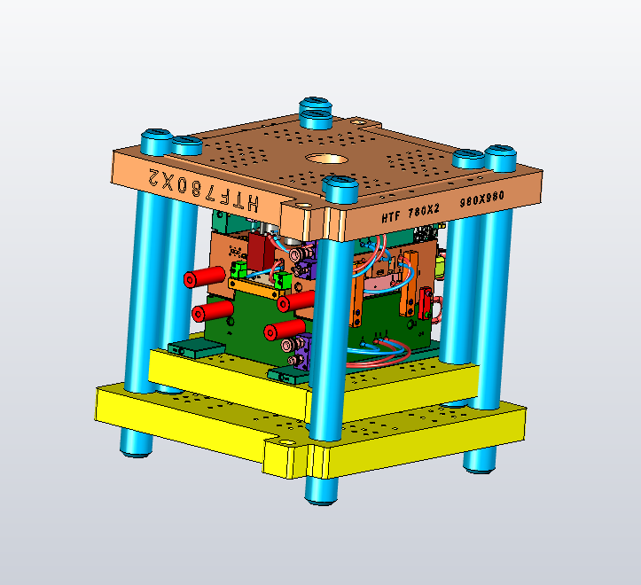 汽车进气罩塑胶模具