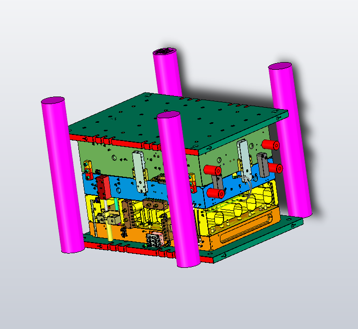 某越野车后车门门板塑胶模具